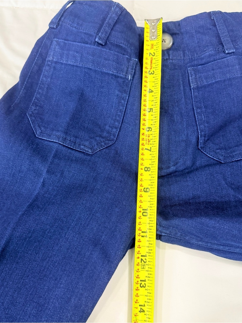 Maeve Dark Blue Wide-Leg High-Rise Jeans - Picture 7 of 10